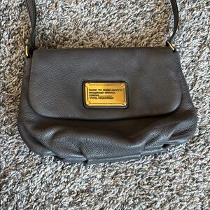 Marc by Marc Jacobs Gray Leather Shoulder Bag